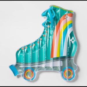 Giant inflatable roller skate